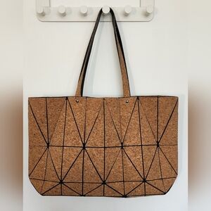 Geometric Cork Bag
